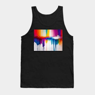 Abstract Rainbow Promptography Tank Top